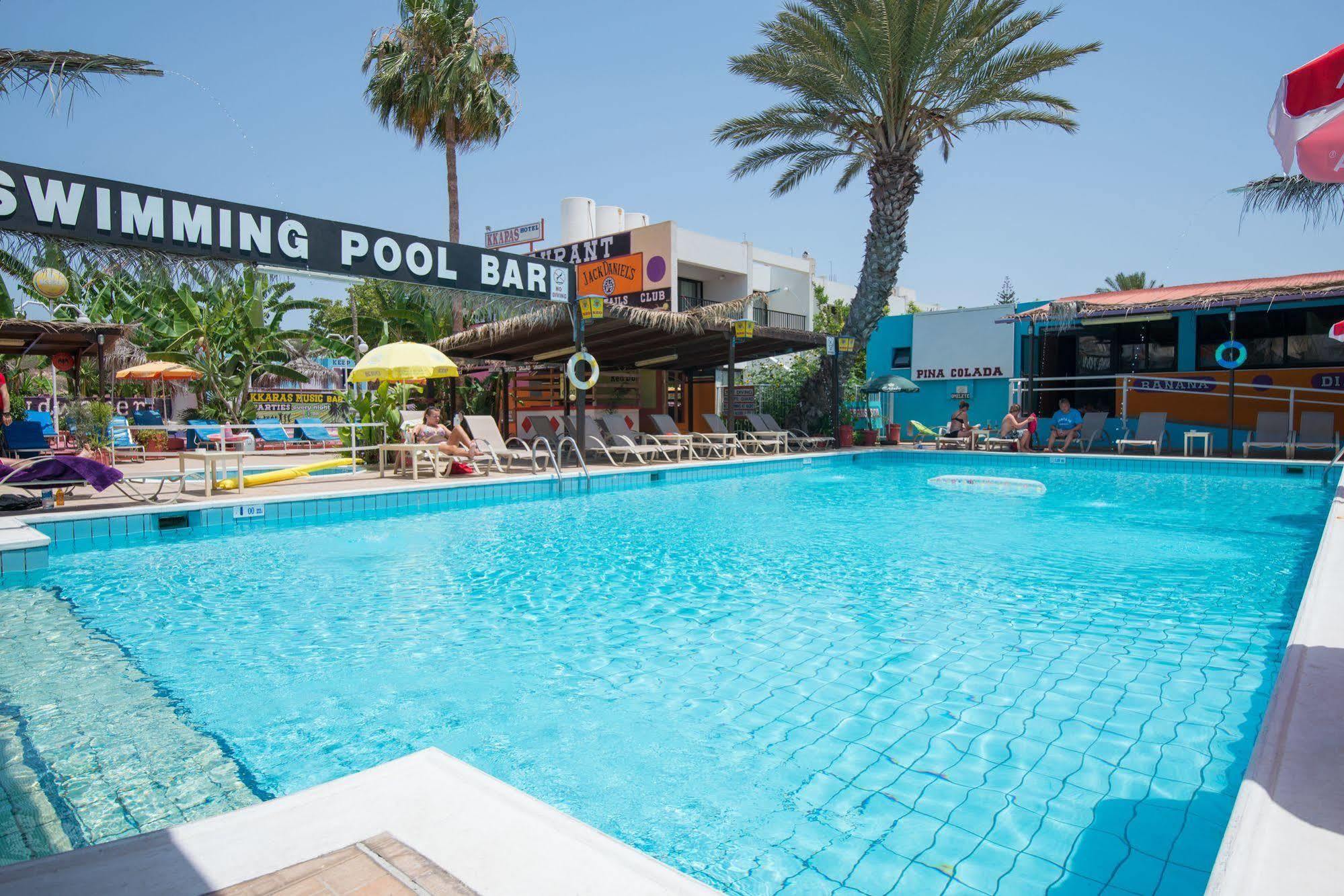 Kkaras Hotel 3 Star Agia Napa Exterior foto